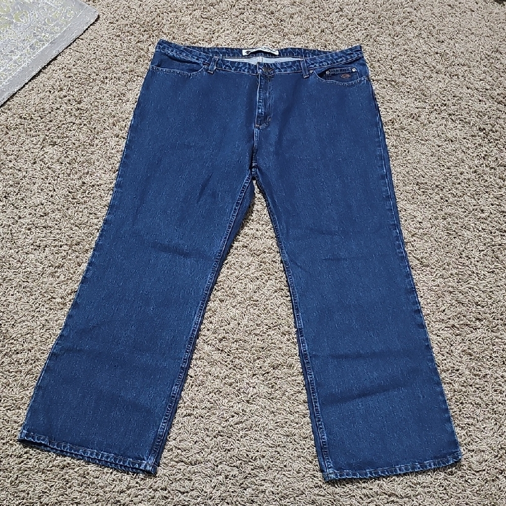 NWT Harley Davidson Blue Jeans Boot Cut 22 Regular Denim Pants 100% Cotton